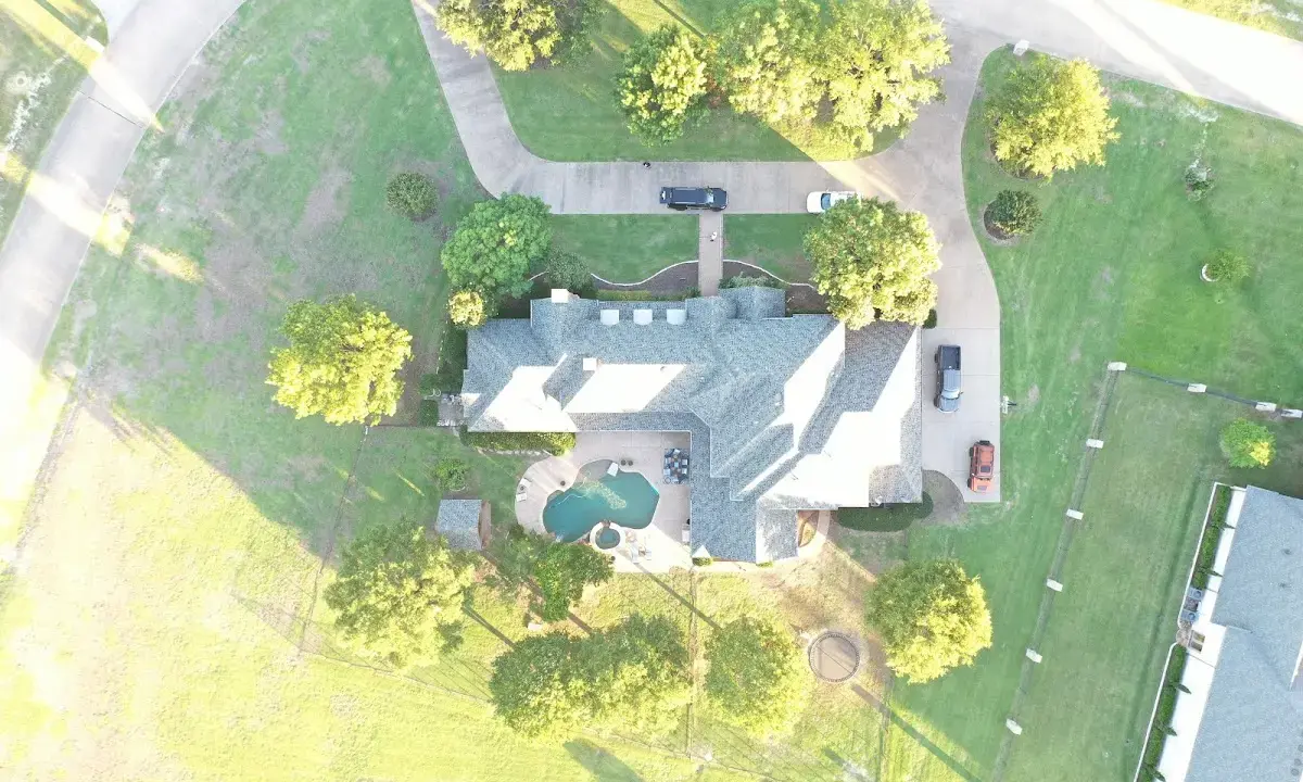 New shingle roof installation on a home in Cooper